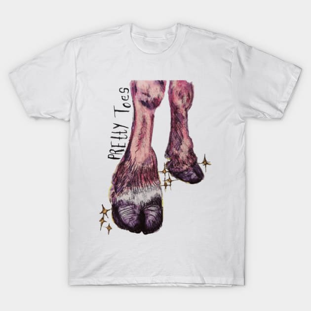 Pretty Toes T-Shirt by Animal Surrealism